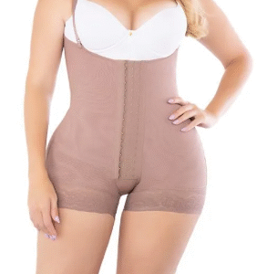 Body panty alta compresión con broches