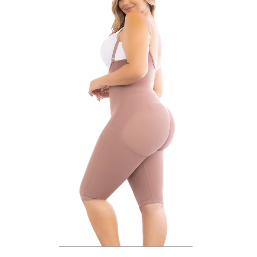 Faja moldeadora a la rodilla con realce de glúteos - Imagen 3