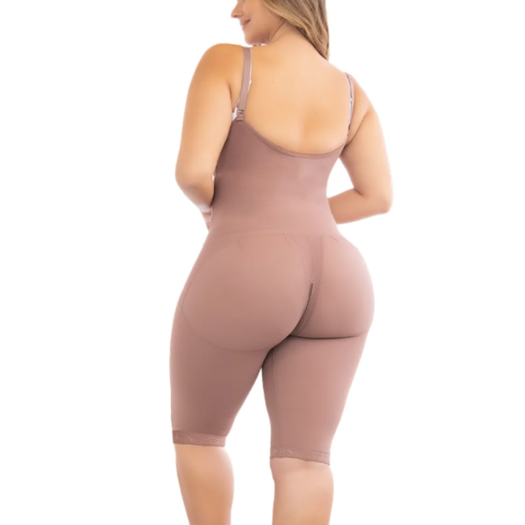 Faja moldeadora a la rodilla con realce de glúteos - Imagen 2